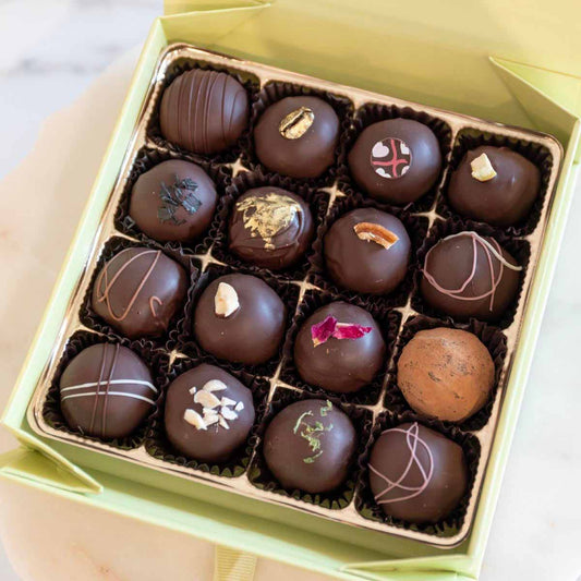 Box of 16 Handcrafted Chocolate Truffles
