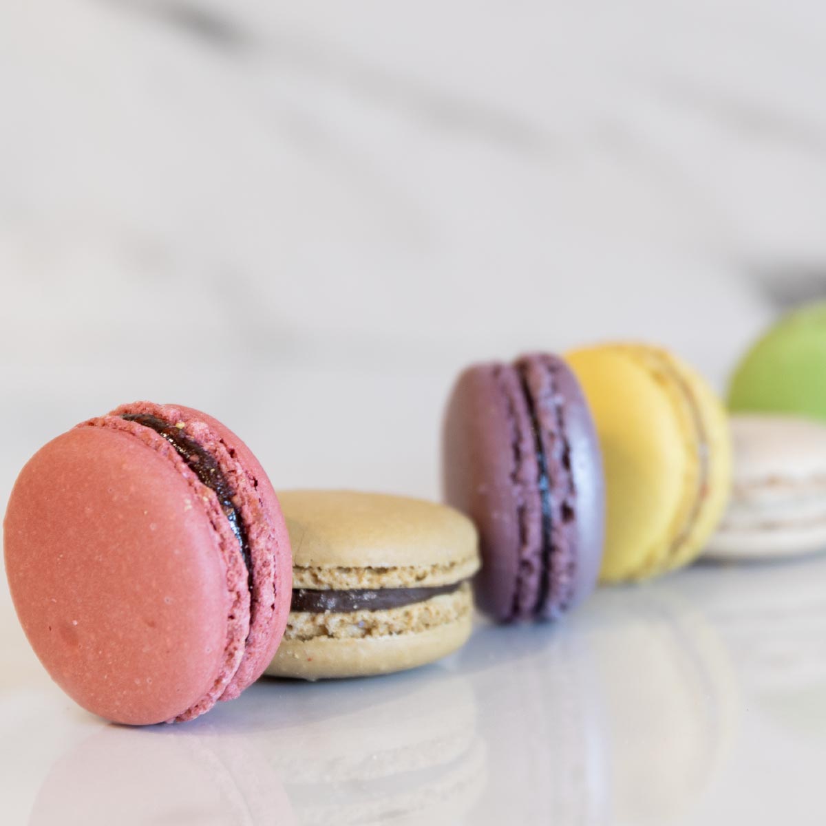 6 Macarons