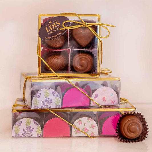 Box of 12 Chocolate Covered Salted Caramels